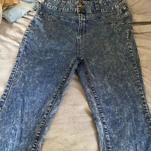Forever 21 Blue Acid Wash High-Rise Women’s Jeans